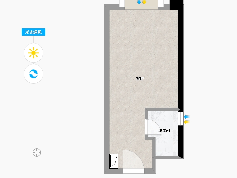 湖南省-长沙市-碧桂园城市之光-20.58-户型库-采光通风