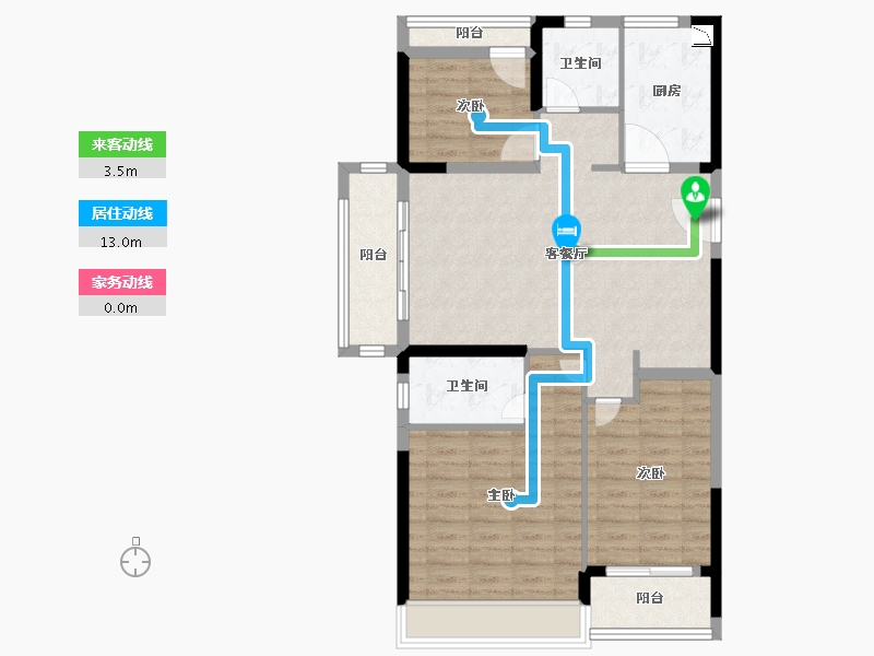 浙江省-温州市-招商德信博悦湾-91.99-户型库-动静线