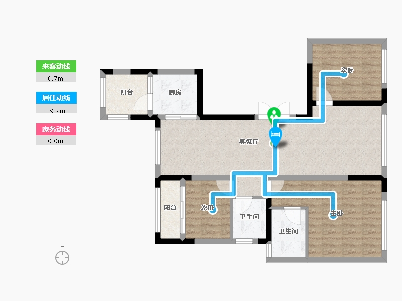 浙江省-嘉兴市-桐乡-81.72-户型库-动静线