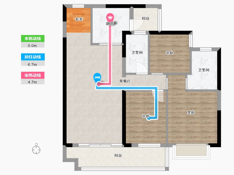 广西壮族自治区-钦州市-敏捷・珑�h湾-89.12-户型库-动静线