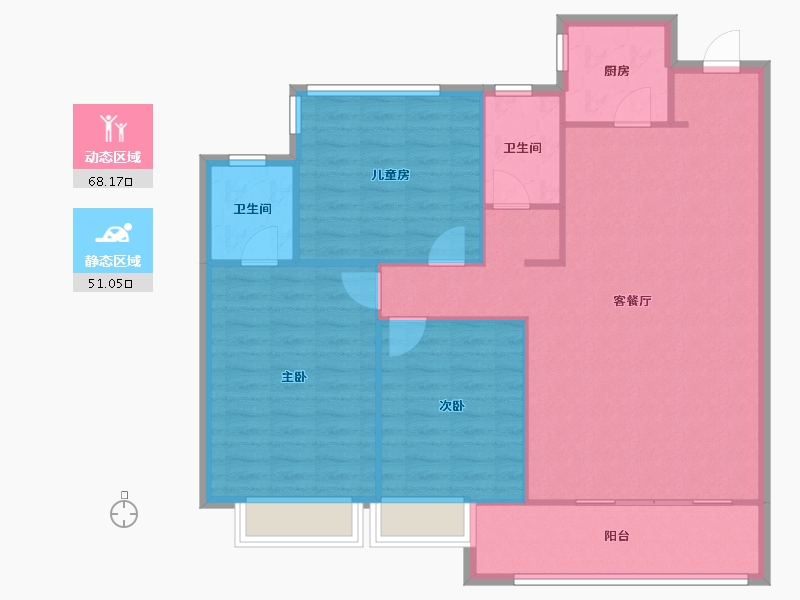 安徽省-安庆市-高速时代公共-110.00-户型库-动静分区