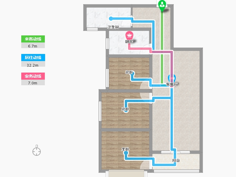 甘肃省-平凉市-新河湾-92.01-户型库-动静线