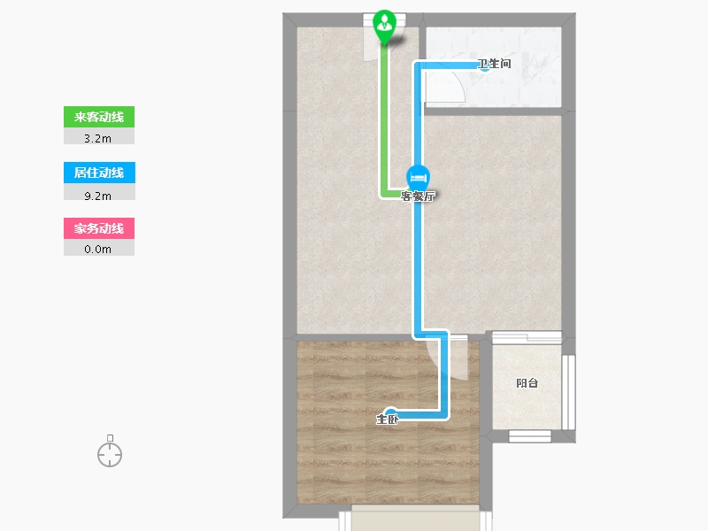 广东省-汕头市-南洋珠池路项目-40.88-户型库-动静线