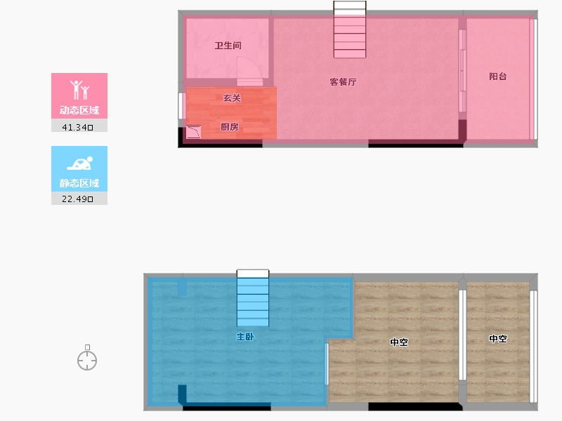 广东省-佛山市-宇浩紫云汇-77.10-户型库-动静分区