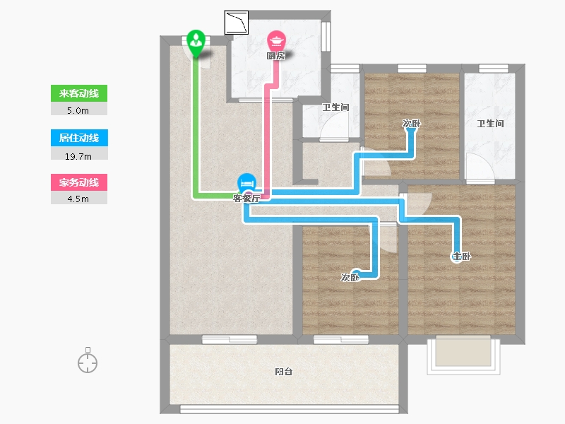 云南省-昆明市-万科城-79.59-户型库-动静线