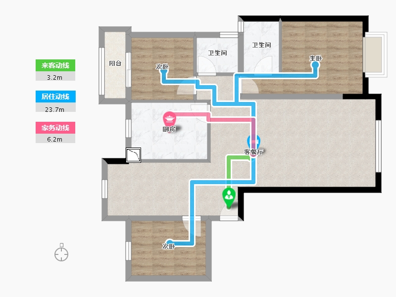 福建省-泉州市-天骏壹品-92.00-户型库-动静线