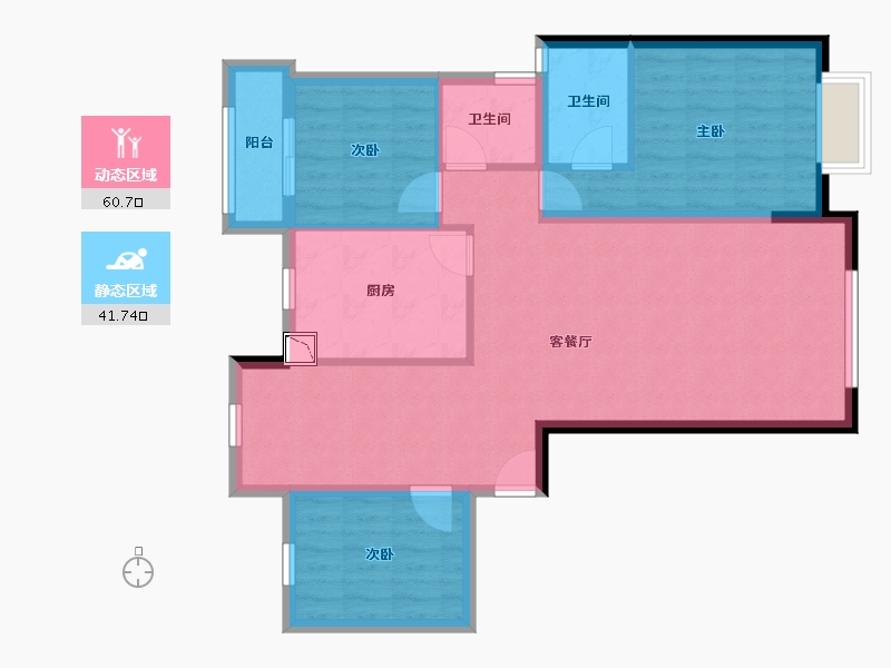 福建省-泉州市-天骏壹品-92.00-户型库-动静分区