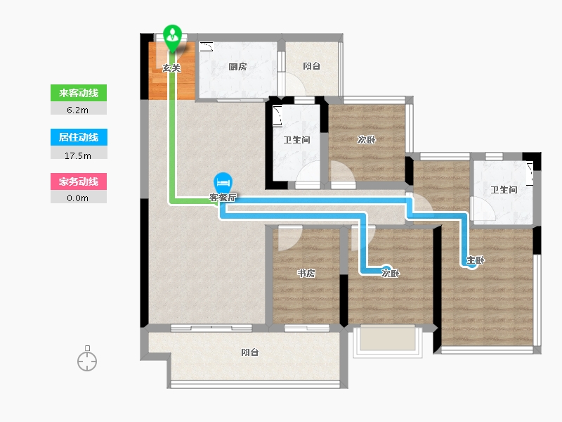 四川省-成都市-天府未来城-97.40-户型库-动静线