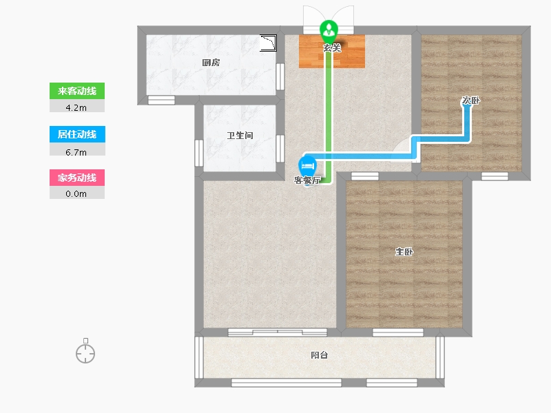 河北省-石家庄市-润江正定壹�院-74.40-户型库-动静线