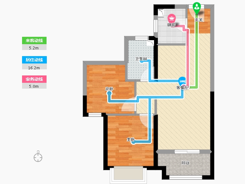 河北省-廊坊市-港中旅海泉湾-55.31-户型库-动静线