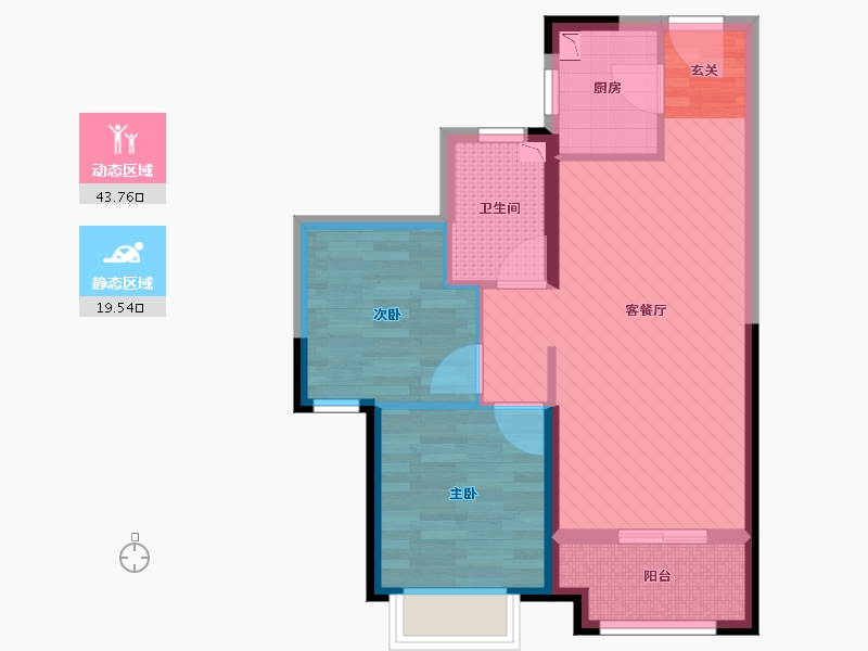 河北省-廊坊市-港中旅海泉湾-55.31-户型库-动静分区