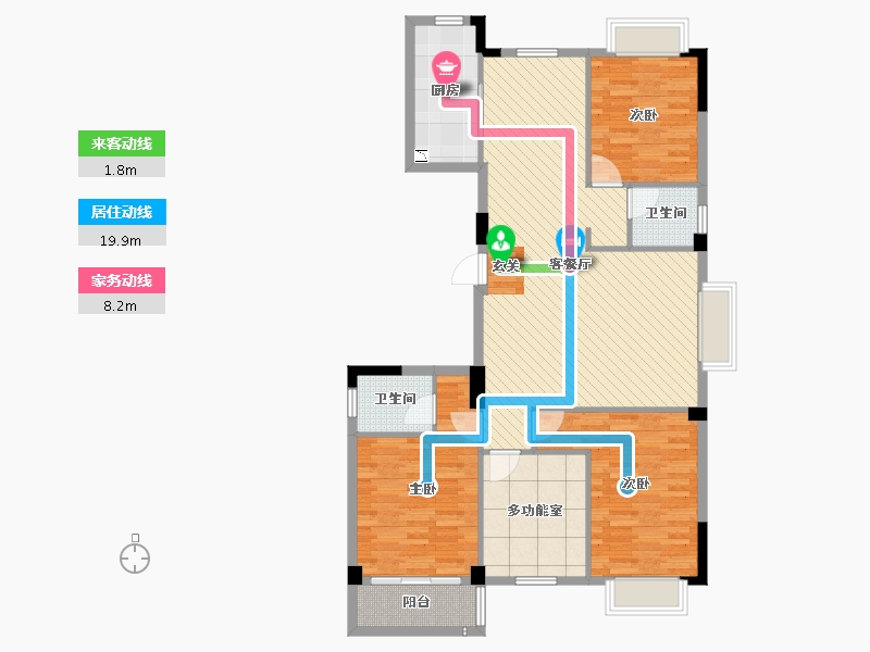 山东省-菏泽市-郓城水岸新都-114.14-户型库-动静线