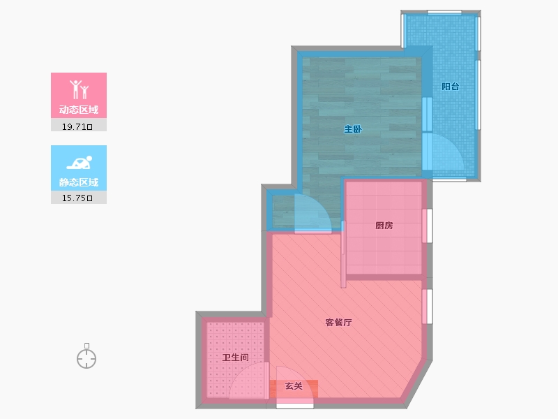 北京-北京市-芳城园二区-30.42-户型库-动静分区