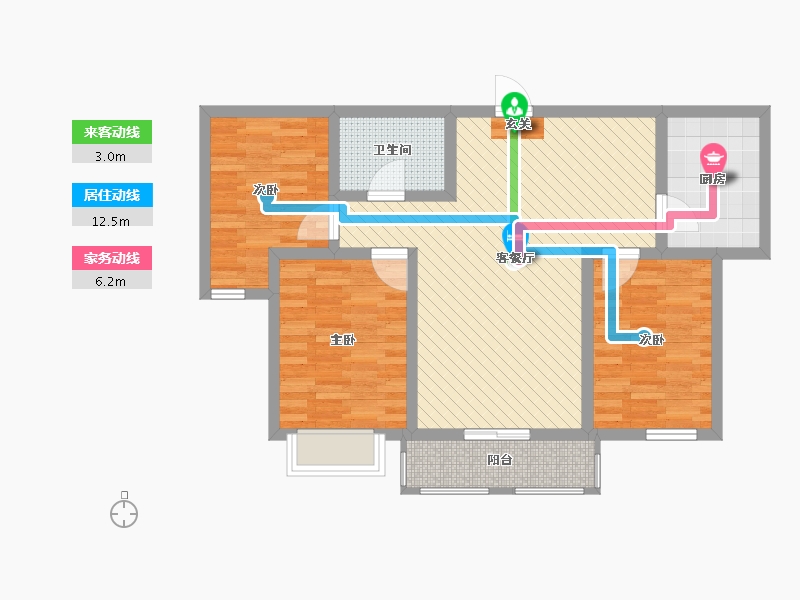 河北省-石家庄市-亿泰御珑华府-81.55-户型库-动静线