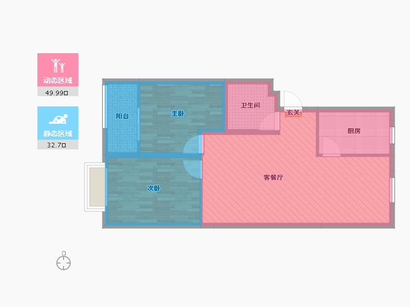 山东省-潍坊市-恒信巴塞小镇(建设中)-73.66-户型库-动静分区