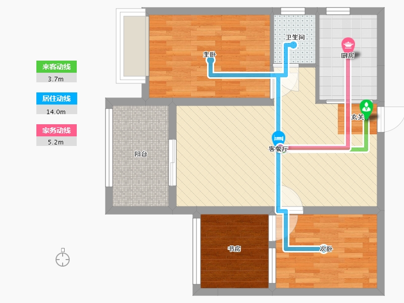 广西壮族自治区-柳州市-柳铁新城-63.06-户型库-动静线