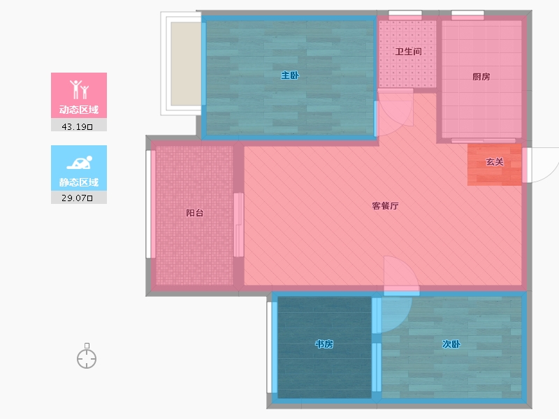 广西壮族自治区-柳州市-柳铁新城-63.06-户型库-动静分区