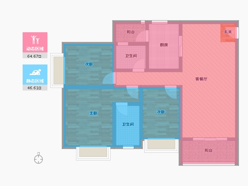 四川省-南充市-五洲星-96.00-户型库-动静分区