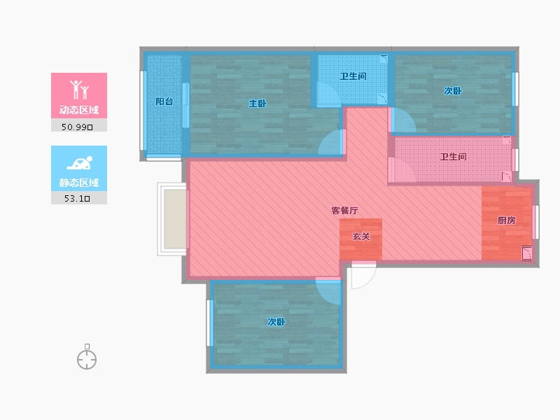 河北省-保定市-中诚经典-92.17-户型库-动静分区