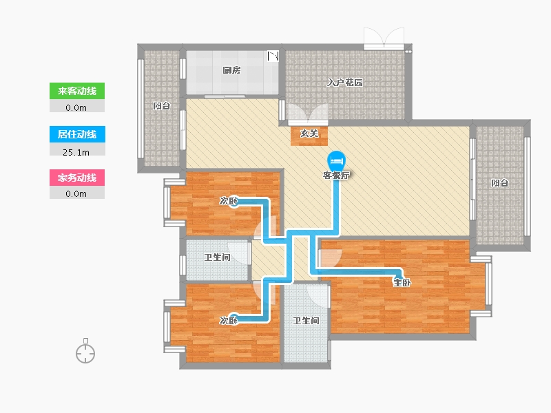 广东省-佛山市-向明苑-128.27-户型库-动静线