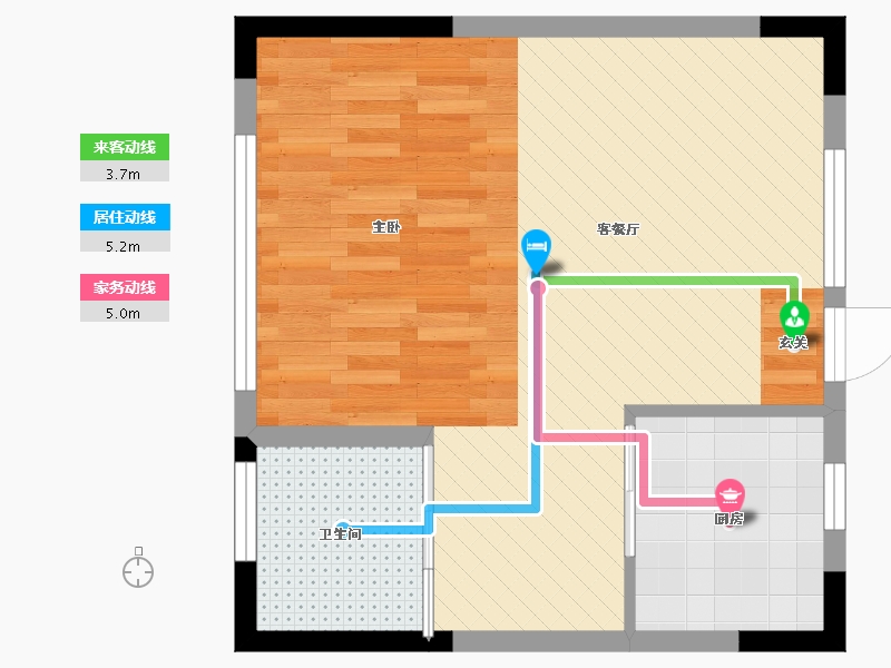 海南省-三亚市-水三千-45.01-户型库-动静线