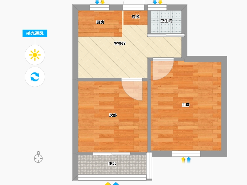 上海-上海市-上南八村-31.79-户型库-采光通风