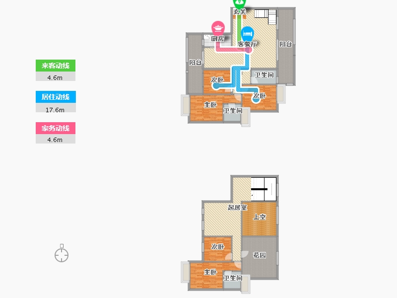 广东省-汕头市-盛荟花园-223.19-户型库-动静线