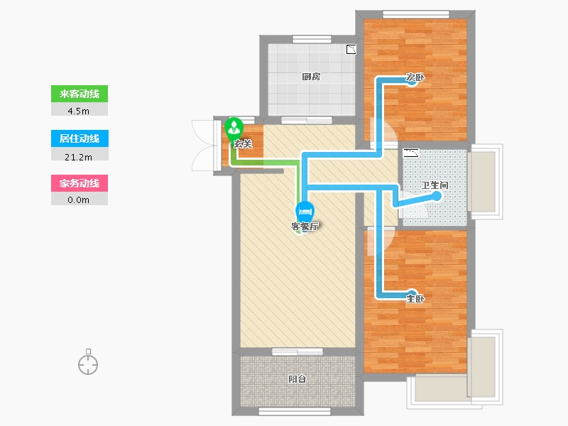 河北省-廊坊市-福缘小区-68.00-户型库-动静线