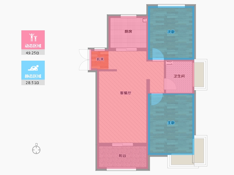 河北省-廊坊市-福缘小区-68.00-户型库-动静分区