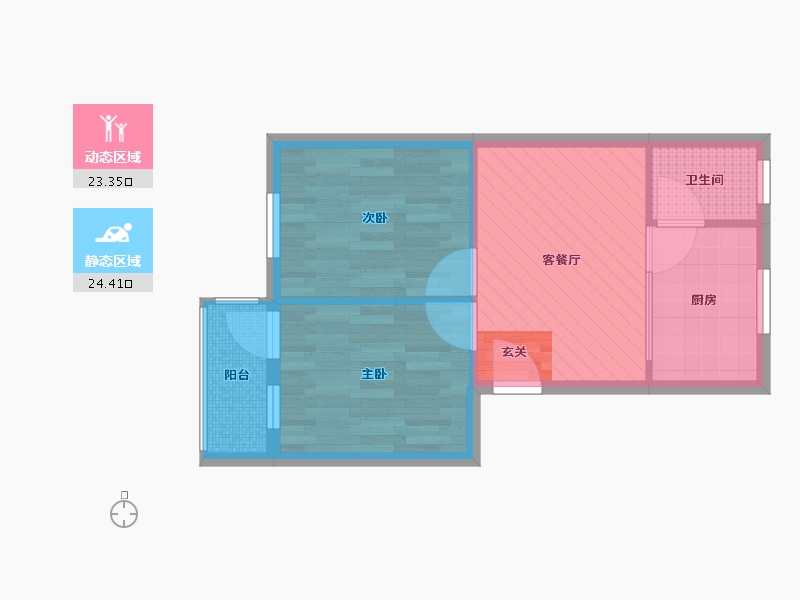 广东省-广州市-汇福楼-41.97-户型库-动静分区