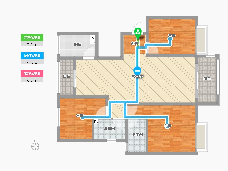 河南省-商丘市-柘城建业联盟新城二期-106.40-户型库-动静线