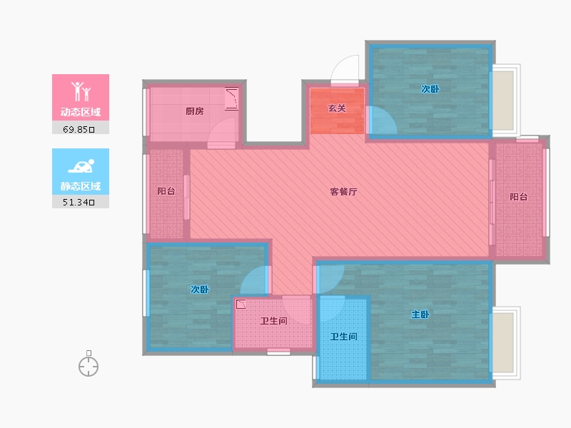 河南省-商丘市-柘城建业联盟新城二期-106.40-户型库-动静分区