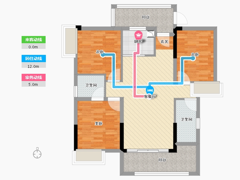 广东省-云浮市-广兴新城-79.58-户型库-动静线