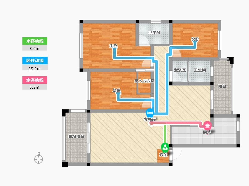 四川省-德阳市-怡景花苑-117.26-户型库-动静线