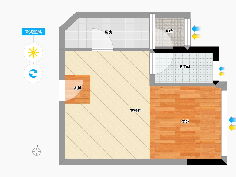 四川省-成都市-长城锦苑-1幢-32.50-户型库-采光通风