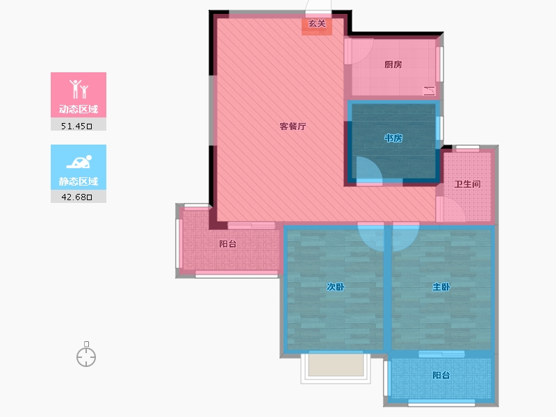 山西省-运城市-铂郡东方-81.30-户型库-动静分区