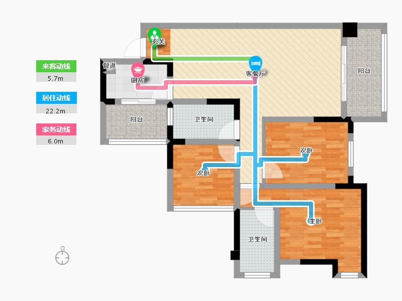 四川省-乐山市-犍为翠湖公园-87.19-户型库-动静线