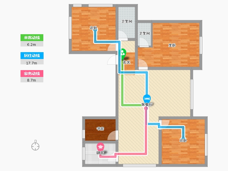 湖南省-怀化市-会同县广坪镇大街-115.10-户型库-动静线