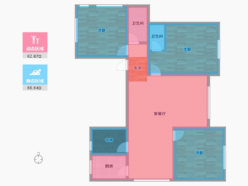 湖南省-怀化市-会同县广坪镇大街-115.10-户型库-动静分区