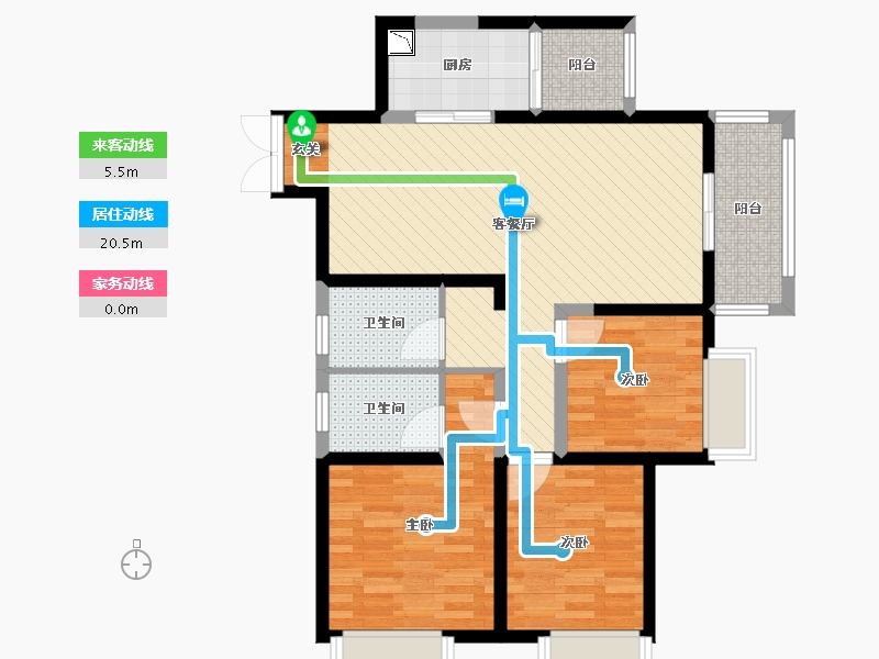 河北省-廊坊市-华夏幸福城润园-81.22-户型库-动静线