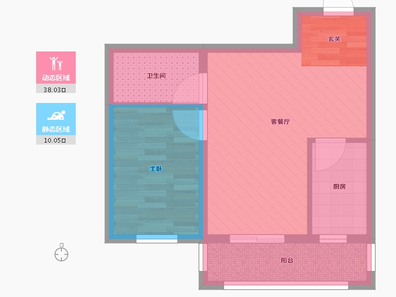 黑龙江省-哈尔滨市-永安城-41.40-户型库-动静分区