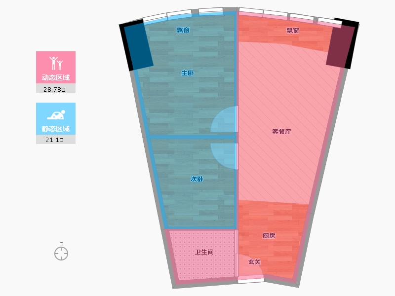 广东省-广州市-合润广场-44.98-户型库-动静分区