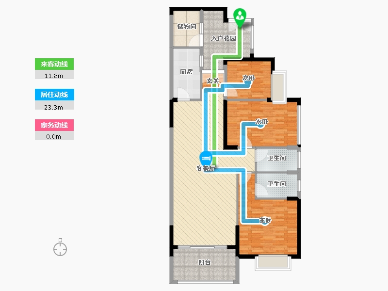 广东省-湛江市-汇景蓝湾-122.48-户型库-动静线