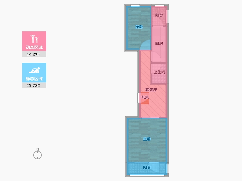 北京-北京市-三丰里-38.89-户型库-动静分区