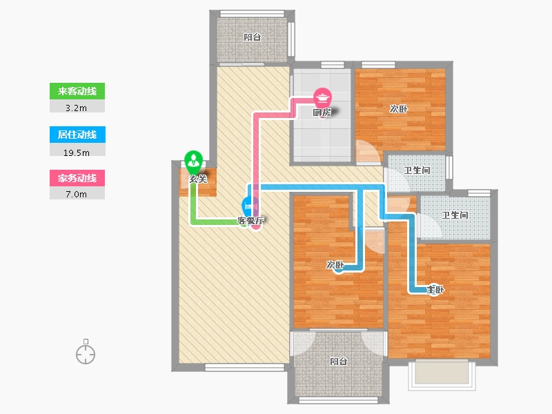 安徽省-合肥市-金色池塘-98.57-户型库-动静线