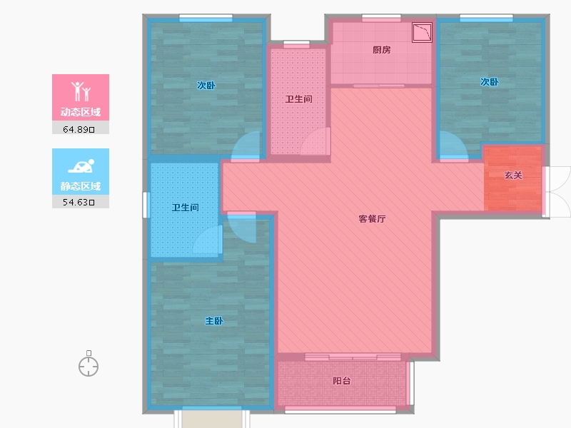 河北省-邯郸市-智慧城-106.00-户型库-动静分区