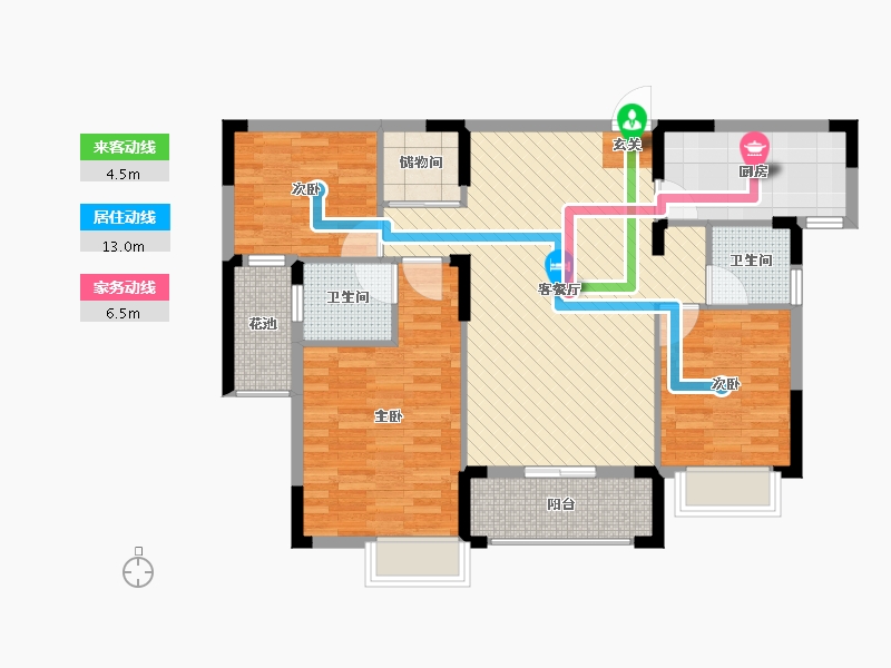 湖北省-荆门市-钟祥城市印象-92.20-户型库-动静线