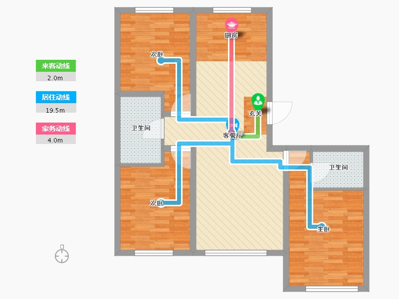 吉林省-通化市-大禹城邦-78.03-户型库-动静线