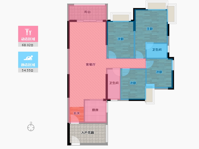 广东省-清远市-英德市维港半岛-118.80-户型库-动静分区