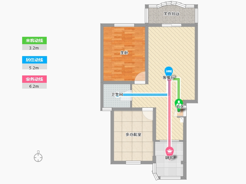 上海-上海市-春满园-71.33-户型库-动静线